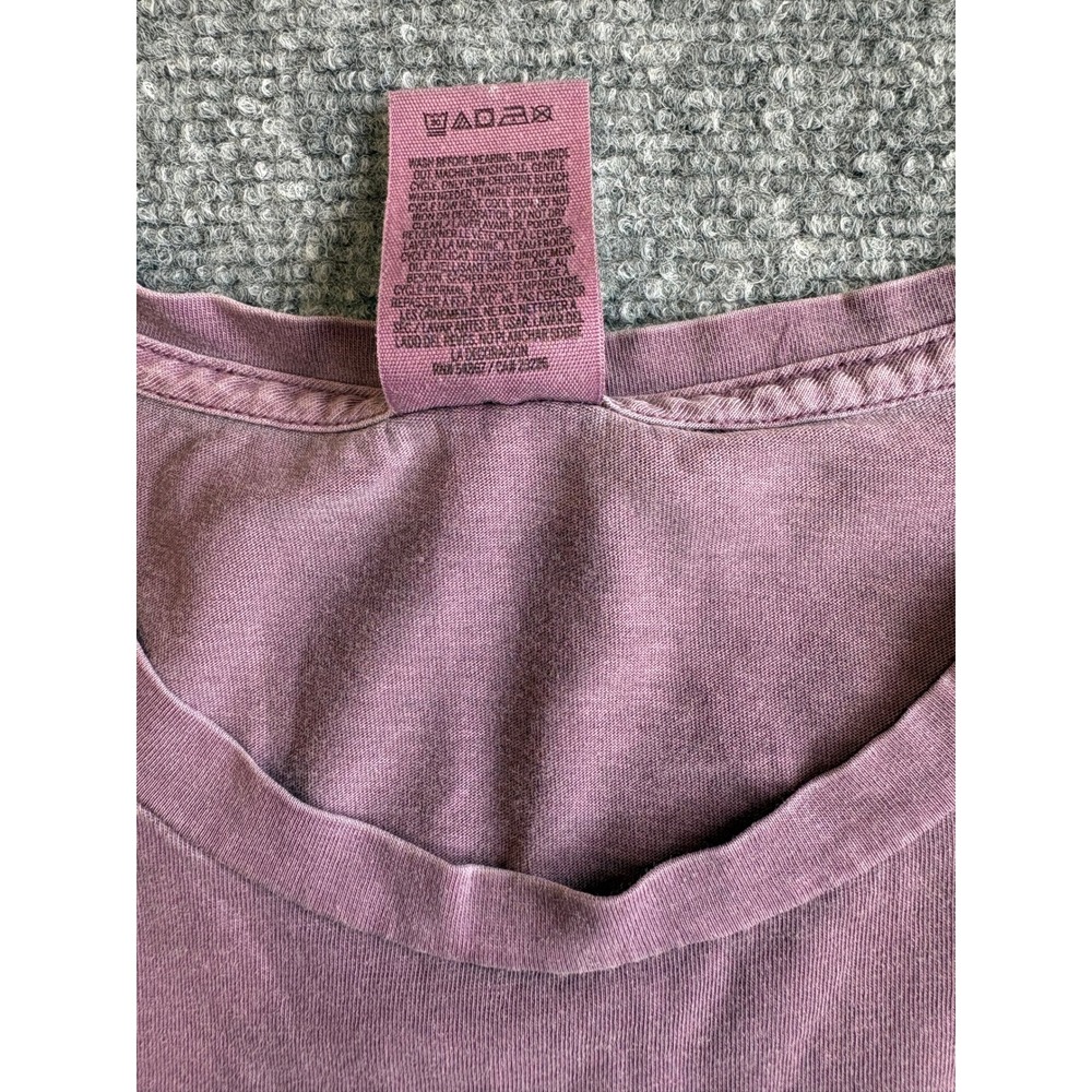Victoria's Secret PINK Short Sleeve Pocket T-Shirt Faded Purple XS - Picture 3 of 11